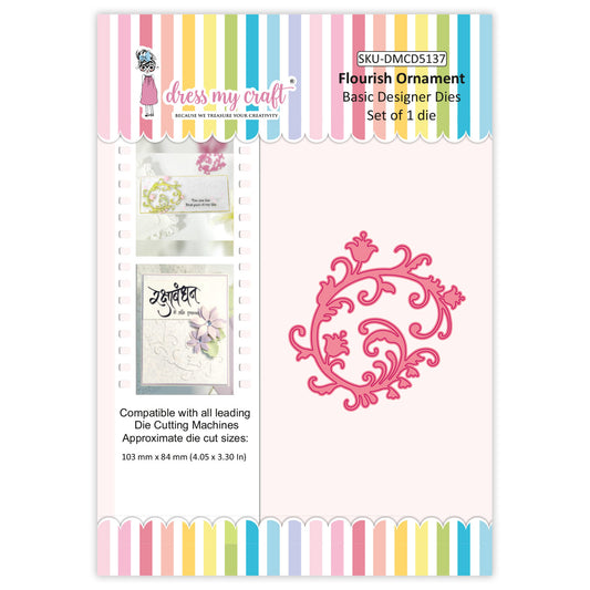 Flourish Ornament - Basic Designer Dies