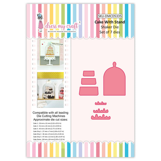 Cake With Stand - Shaker Die