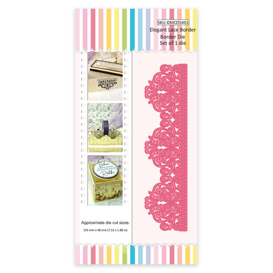 Elegant Lace Border - Border Die