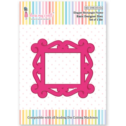 Elegant Rectangle Frame - Basic Designer Dies