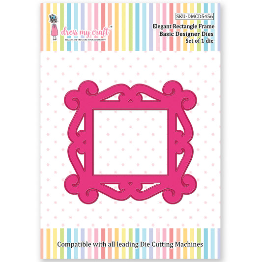 Elegant Rectangle Frame - Basic Designer Dies