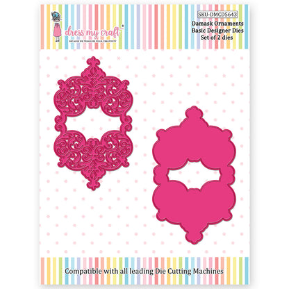 Damask Ornament - Basic Designer Dies