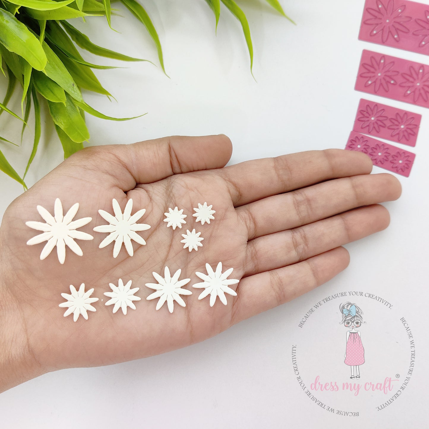 Mini Daisy Die Set #3 - Flower Making Cutting Dies