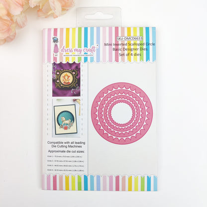 Mini Inverted Scalloped Circle - Basic Designer Dies