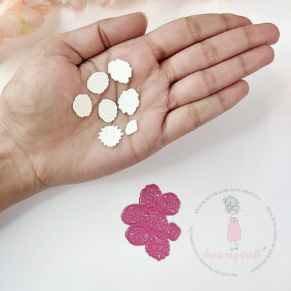 Jaipur Print Flower - Basic Designer Dies