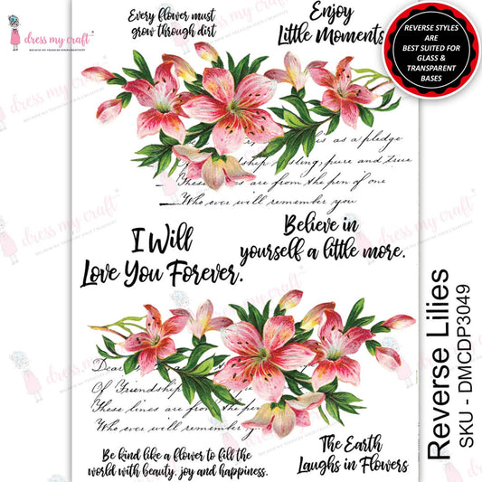 Reverse Lilies - Transfer Me