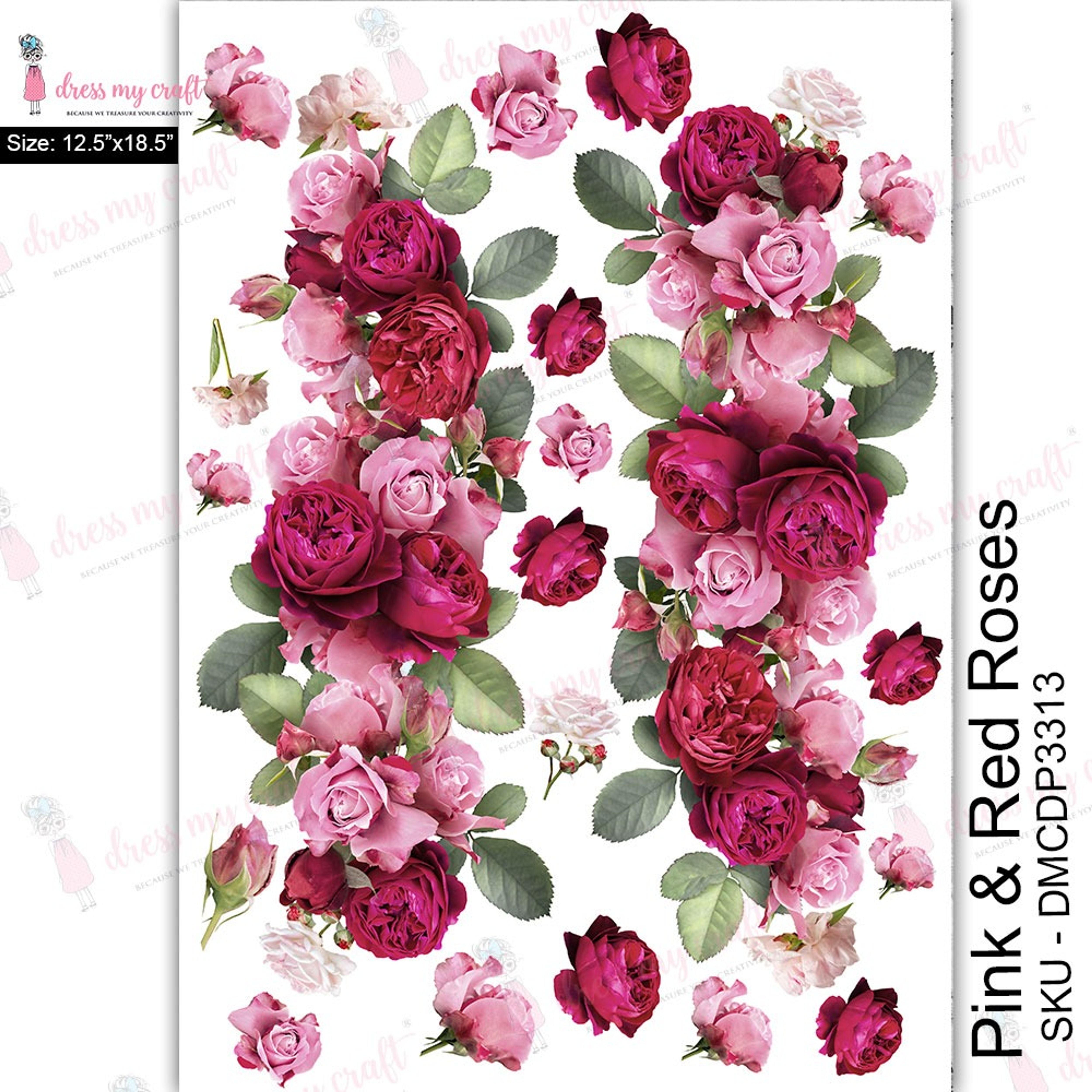 Pink & Red Roses - Transfer Me (12.5