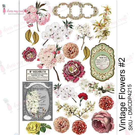 Vintage Flowers #2 - Transfer Me