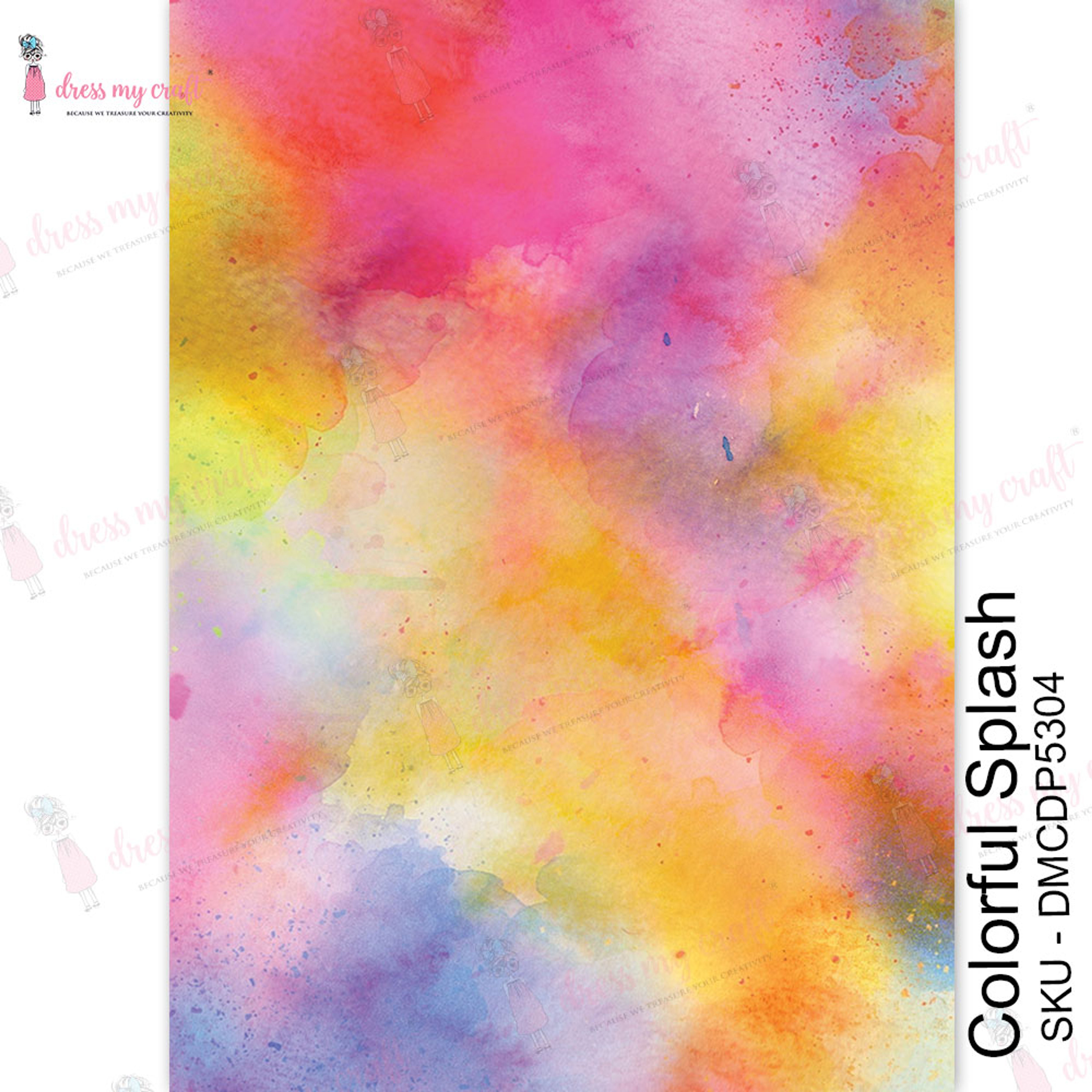 Colorful Splash Transfer Me Dress My Craft Colorful Splash Transfer Me Dress My Craft