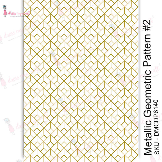 Metallic Geometric pattern #2 - Transfer Me