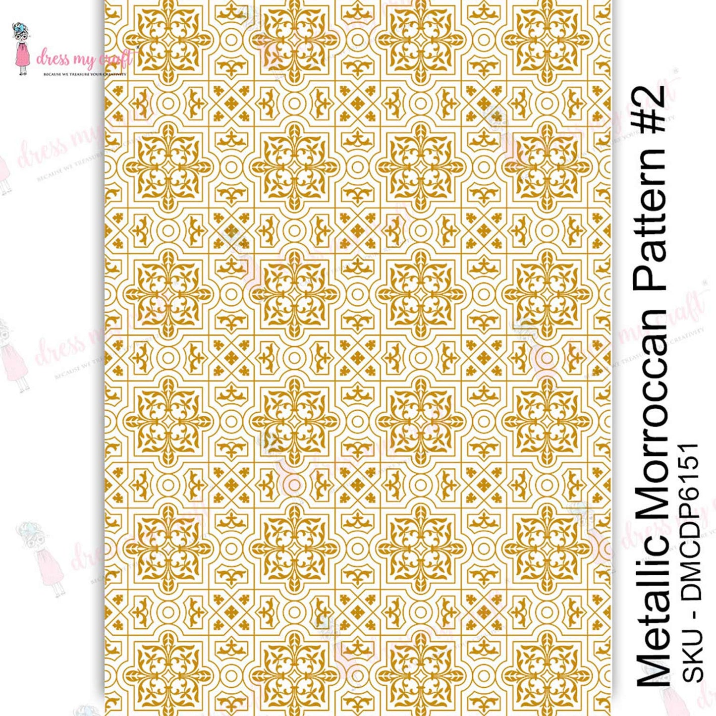 Metallic Morroccan pattern - Transfer Me