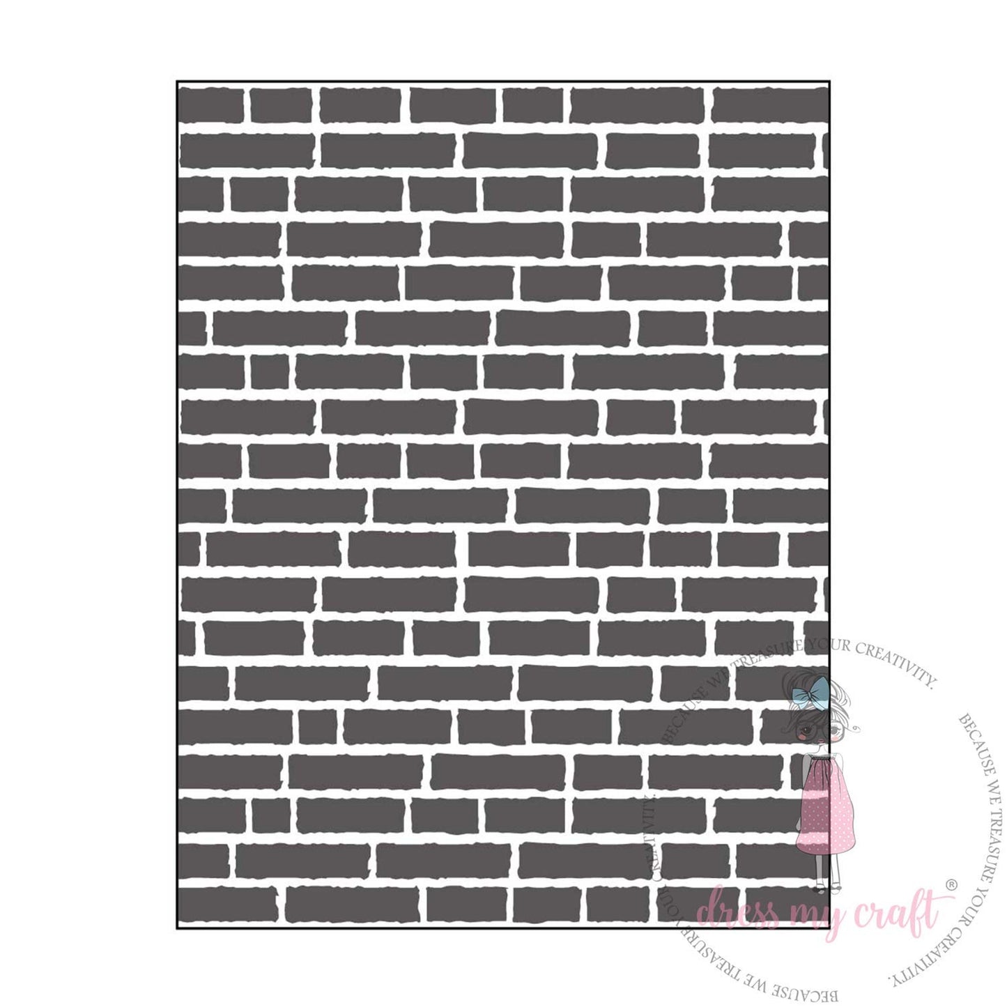 Brick Wall Pattern - Embossing Folder