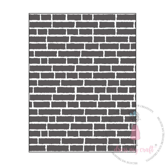 Brick Wall Pattern - Embossing Folder