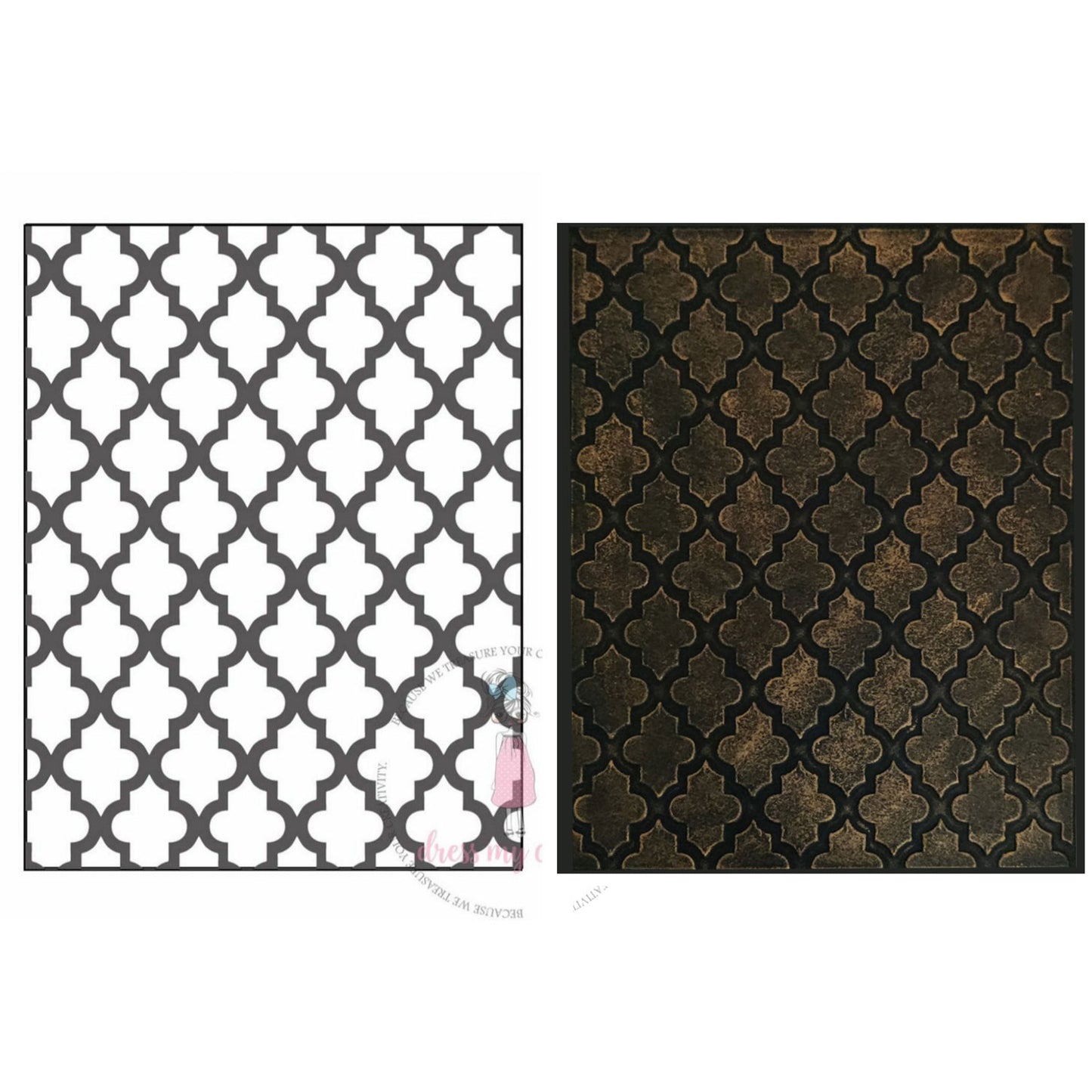 Lattice Pattern - Embossing Folder