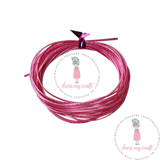 Satin Ribbon Twine - Pink