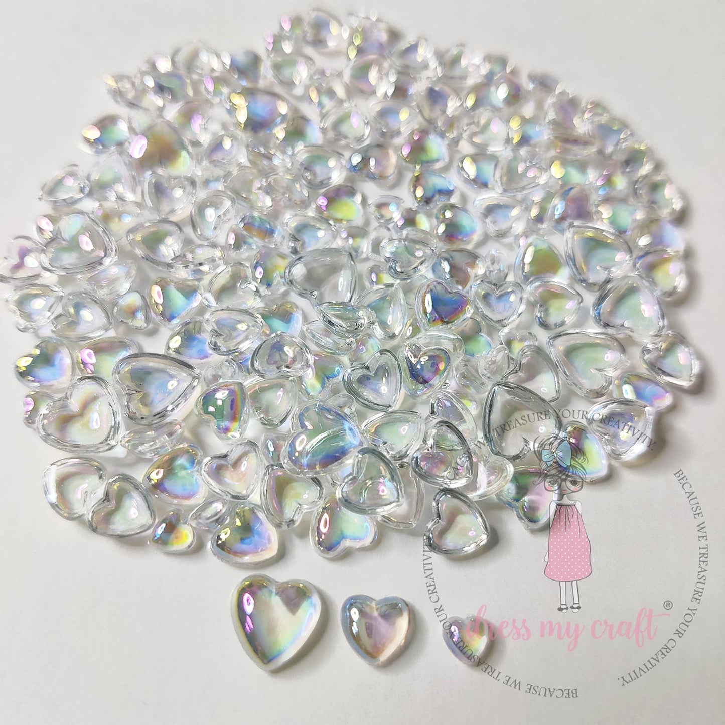 Rainbow Heart Droplets - Assorted