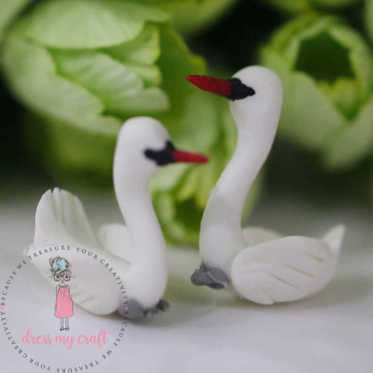 Miniature Figure Small Swan