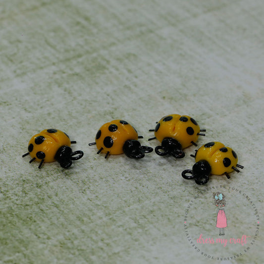 Miniature Lady Bug - Yellow