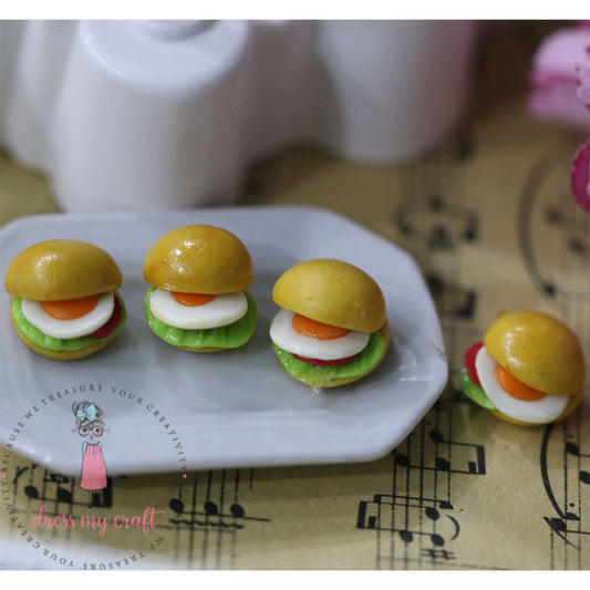 Miniature Bread Egg Burger