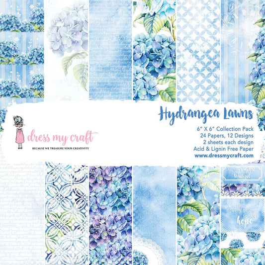 Hydrangea Lawns - 6"X6" Paper Pad