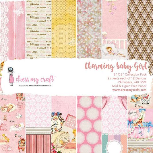 Charming Baby Girl - 6" x 6" Paper Pad