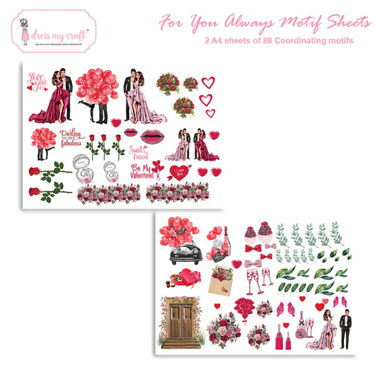 For You Always Motif Sheet