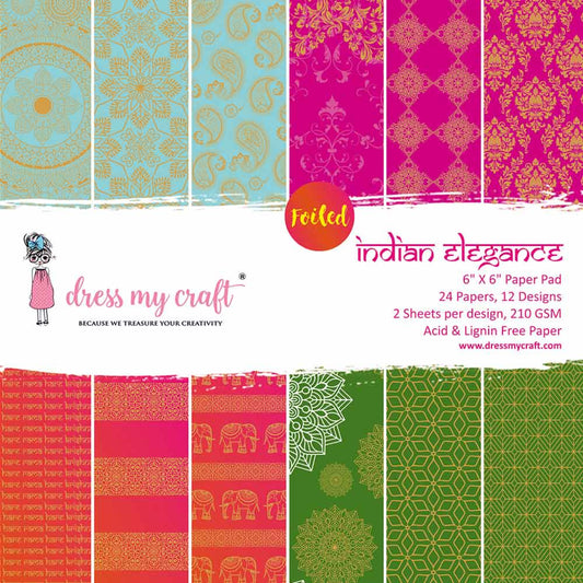 Indian Elegance 6x6 Paper Pad