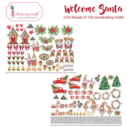 Welcome Santa - Motif Sheets