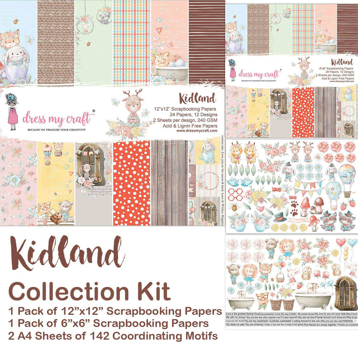 Kidland Kidland Collection kit – Dress my craft