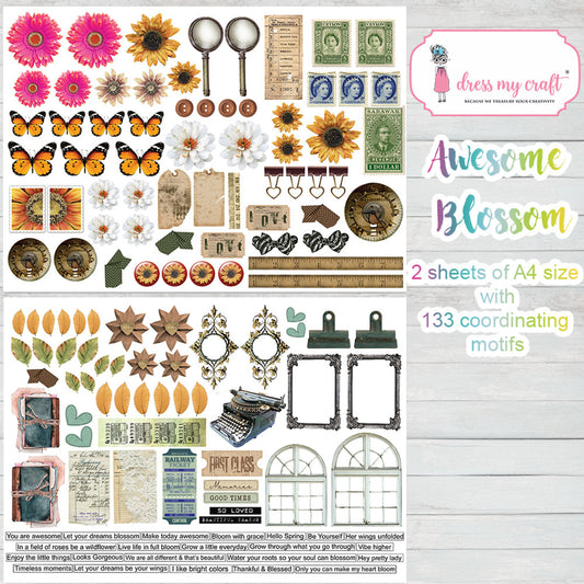 Awesome Blossom Motif sheets