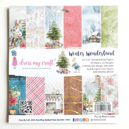 Winter Wonderland 12" X 12" Paper Pad