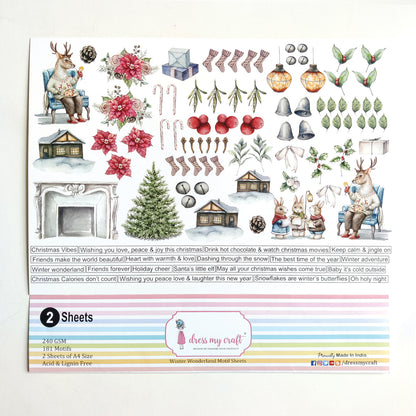 Winter Wonderland Motif Sheets