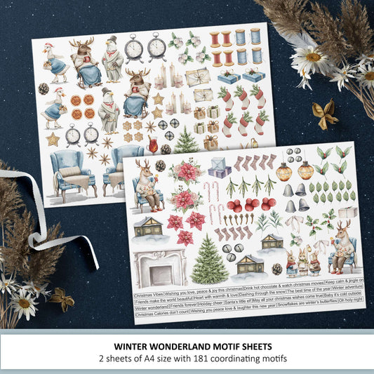 Winter Wonderland Motif Sheets
