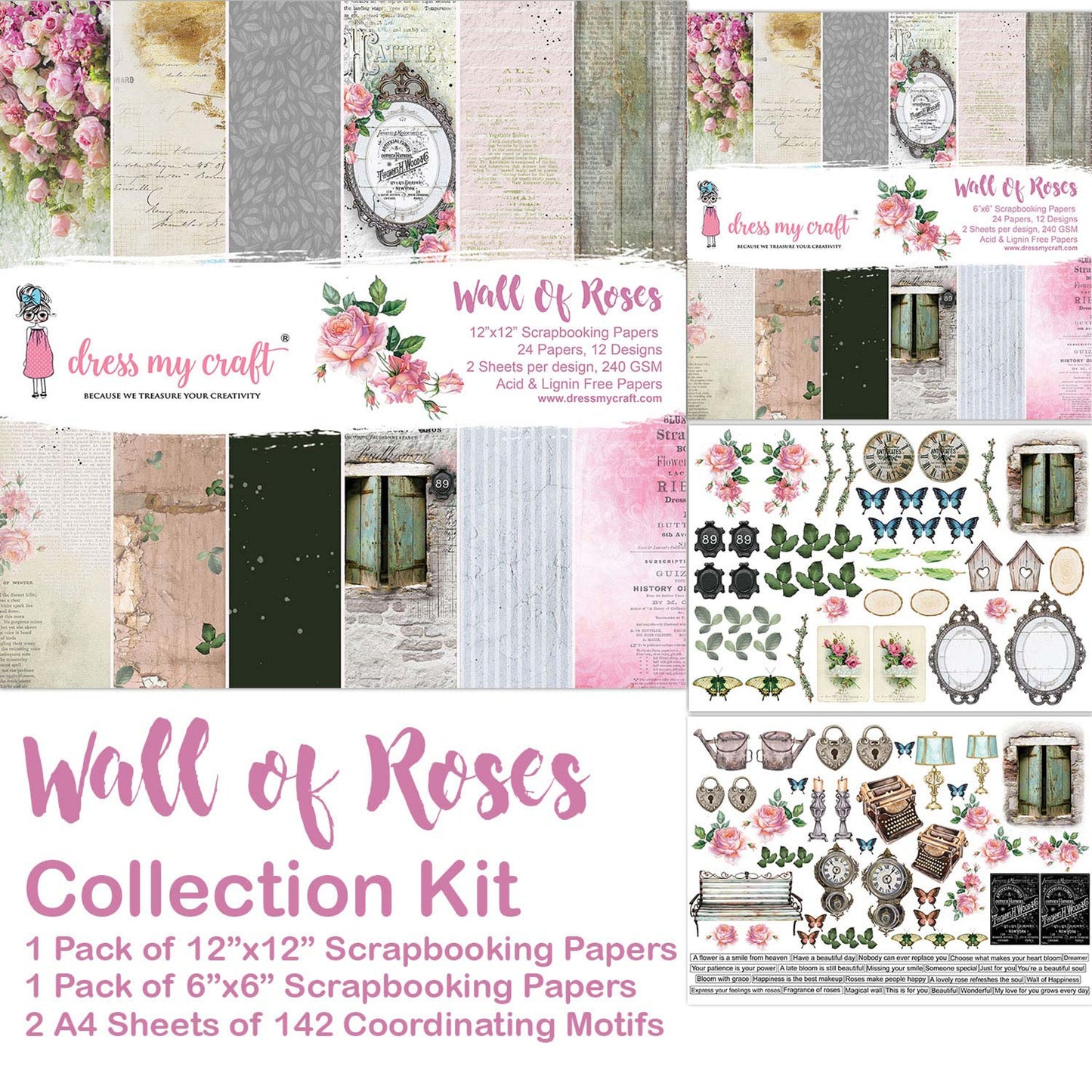 Wall of Roses Collection kit