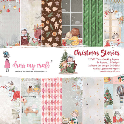 Christmas Stories  12" X 12" Paper Pad