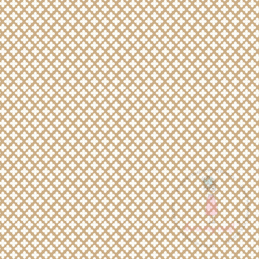Baby Brown Flowers Pack Of 10 - 12" x 12" Loose Sheets