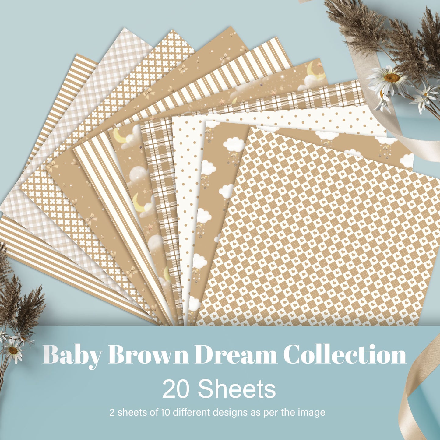 Baby Brown Dream Collection Pack of 20