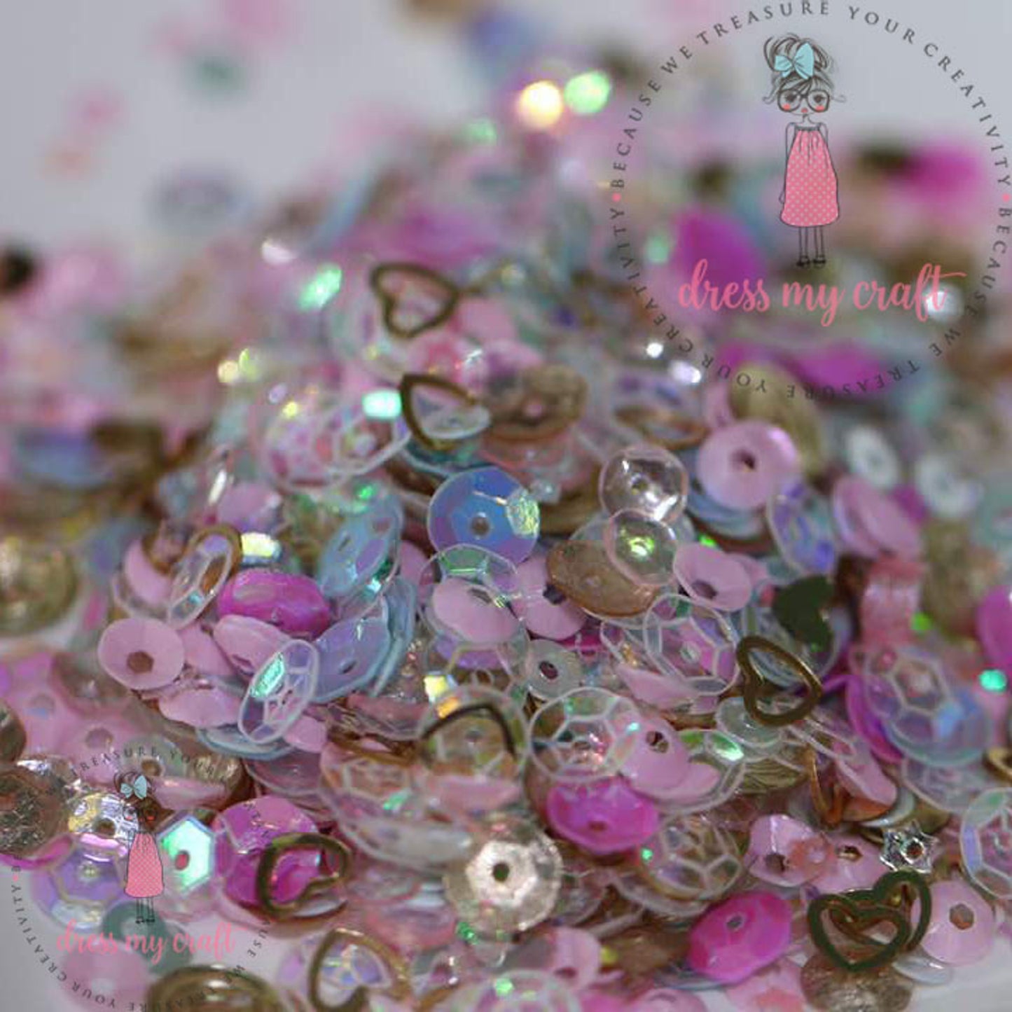 Pink Celebration Sequins