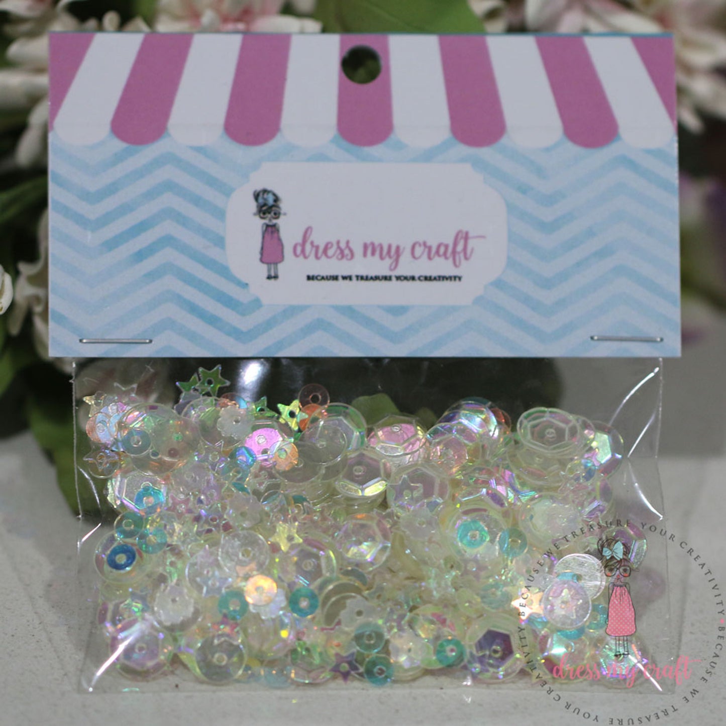 Crystal Clear Sequins - 8 Gram