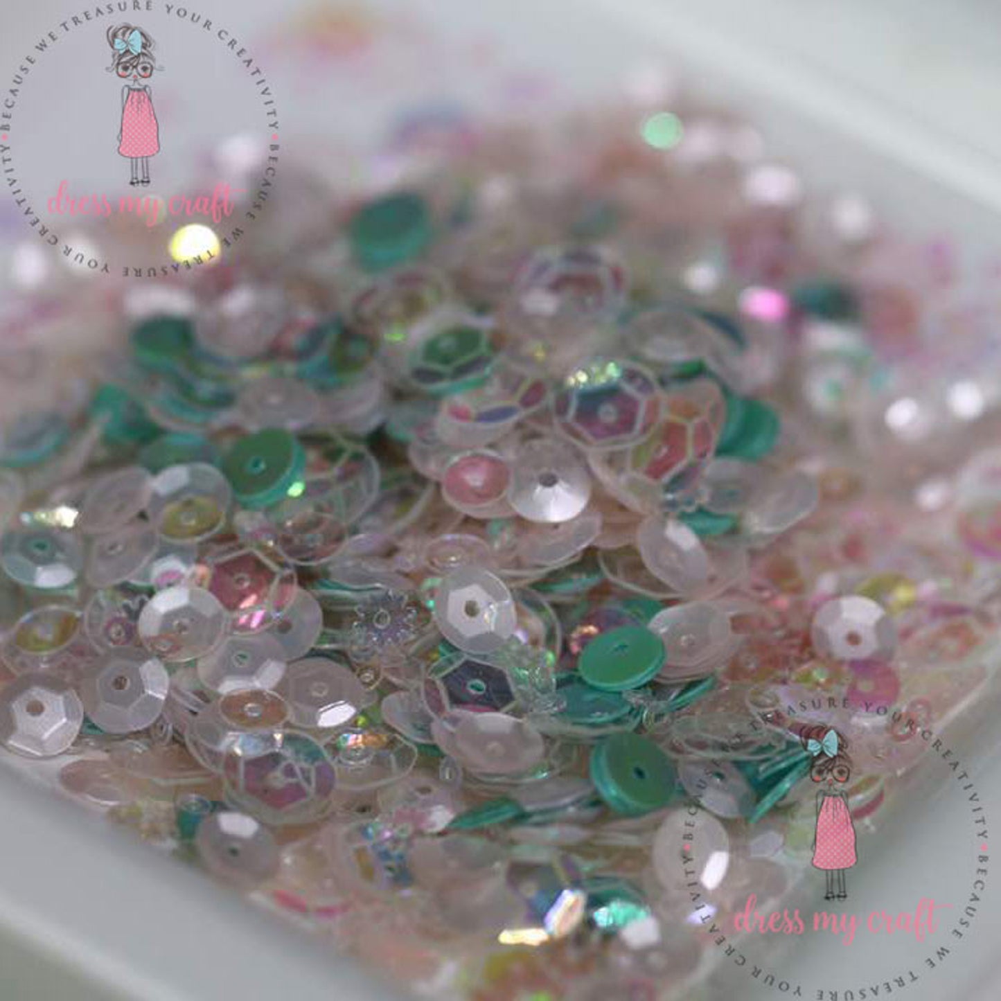 Shabby Chic Sequins - 8 Gram