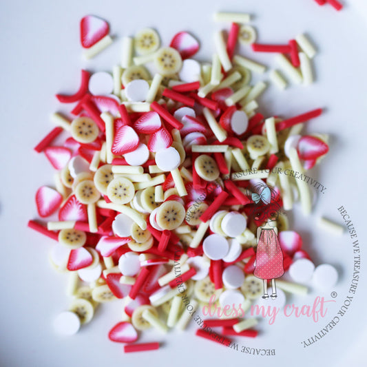 Strawberry Banana Confetti Mix