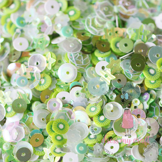 Kiwi Mix Sequins