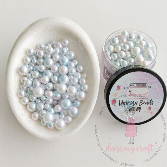 Unicorn beads - Snowy