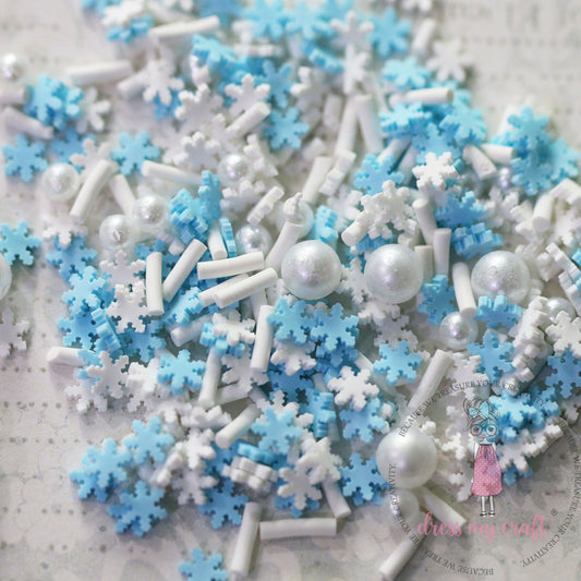 Snowflakes Mix Shaker Slices