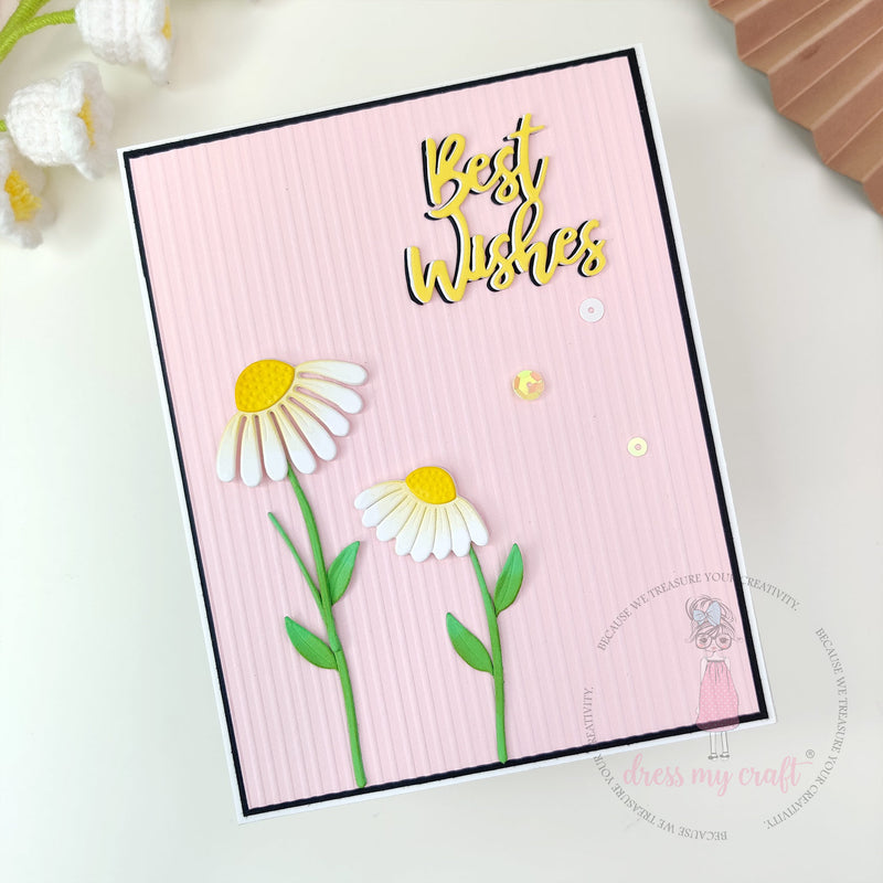 Best Wishes Daisy Card