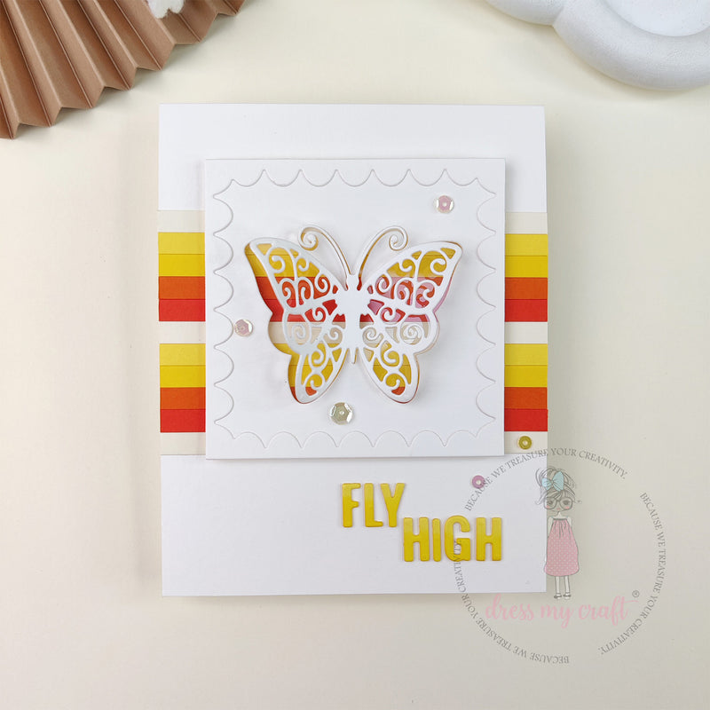 "Fly High – Butterfly Card