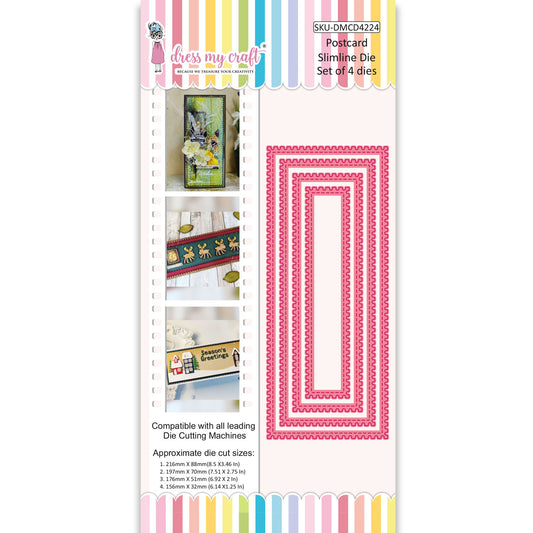 Postcard Slimline Die