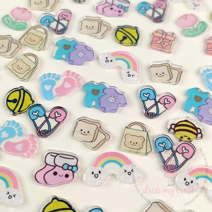 Adorable Mini Acrylic Charms
