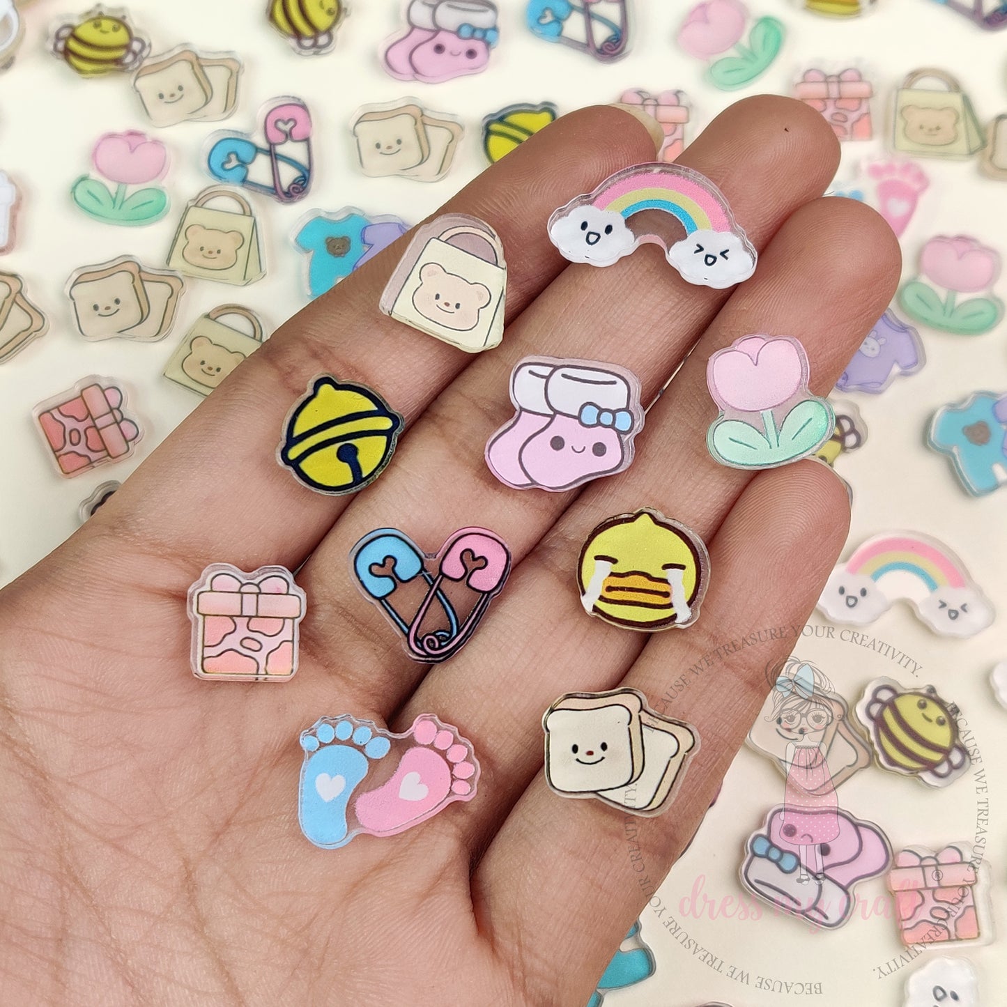 Adorable Mini Acrylic Charms
