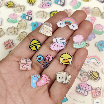 Adorable Mini Acrylic Charms